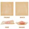 100 Pieces Heat-Sealable Bakery Bags with Window for Egg Sandwich, Donut, Cookies Packaging, 7.1x7.5 Inches Clear Front Paper Treat bags To go, Grease-Resistant (100)